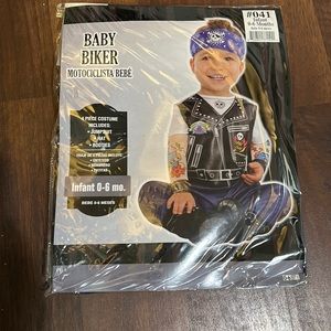 Biker Baby Halloween Costume 0-6 months
